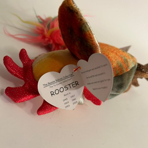 2000 TY Beanie babies Zodiak “Rooster” - Picture 7 of 7